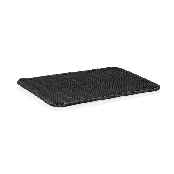 Weaver Pro Auslagetablett Systemkörbe, 40 x 30 x 1 cm, schwarz, Polypropylen