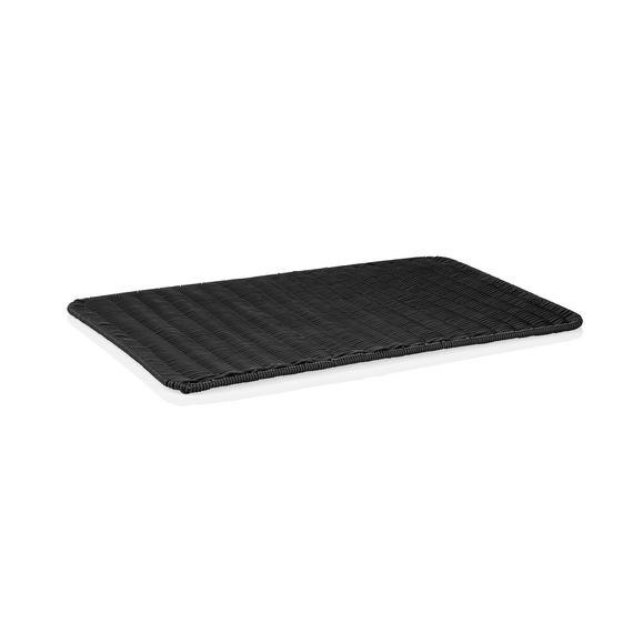 Weaver Pro Auslagetablett Systemkörbe, 60 x 40 x 1 cm, schwarz, Polypropylen