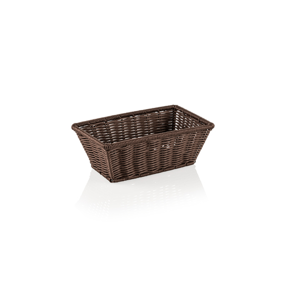 Weaver Pro GN Korb 1/4 GN Körbe, braun, Polypropylen, Chromnickelstahl 18/10