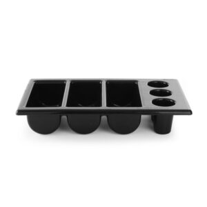 Hendi Besteckbehälter, Schwarz, 530x325x(H)105mm