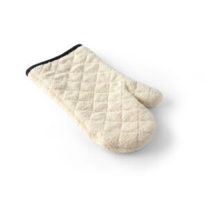 Hendi Ofenhandschuhe, Baumwolle - 2 Stück, Creme, 2 Stk., (L)350mm