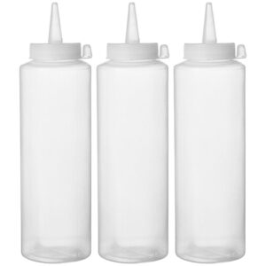 Hendi Spenderflaschen, 3er Set, 0,2L, Transparent, 3 Stk., ⌀50x(H)185mm