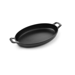 Fine Dine Miniatur-Pfanne, oval, Schwarz, 263x140x(H)37mm