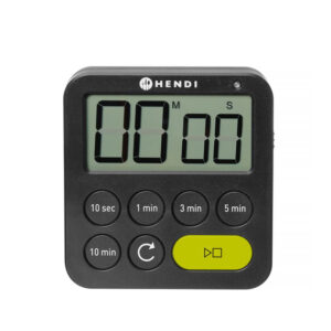 Hendi Timer, Schwarz, 82x20x(H)88mm