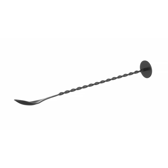BarUp Barlöffel mit Stößel, Schwarz, 280x35mm