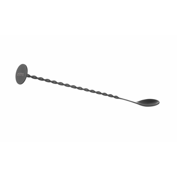 BarUp Barlöffel mit Stößel, Schwarz, 280x35mm