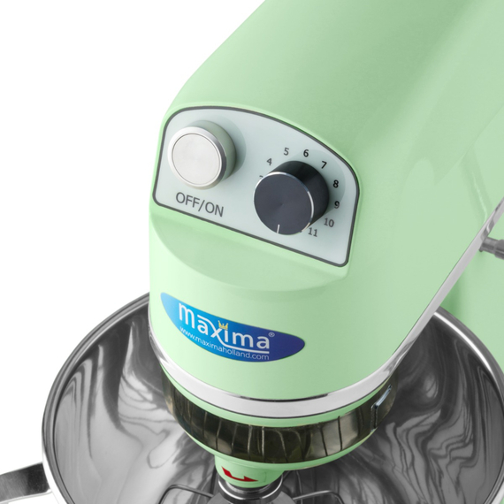 Maxima Gastro Planetenmischer - 7 l - Bis zu 2 kg Teig - Grün