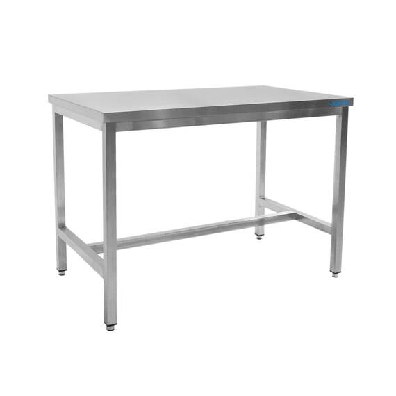 SARO Edelstahltisch ohne Unterblatt - B 800 x T 600