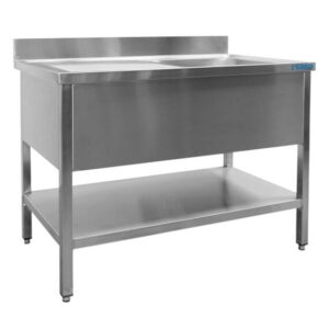 SARO Spültisch 1 Becken, rechts - B 1600 x T 600