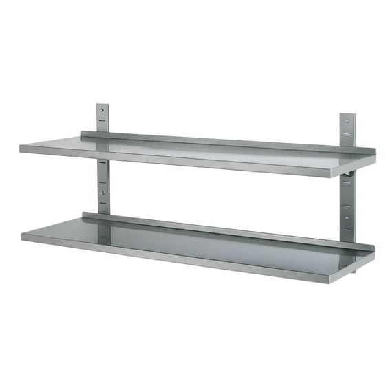 Bartscher Wandregal Set, 1200x355 komplett
