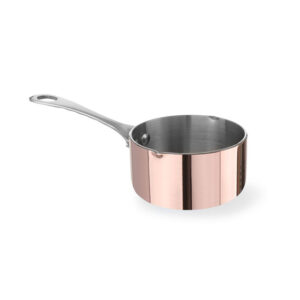 Hendi Miniatur-Kasserolle mit Ausgießer, 0,16L, ⌀75x(H)40mm
