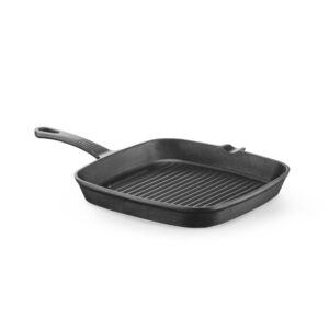 Hendi Gusseisen-Grillpfanne, 230x230x(H)25mm