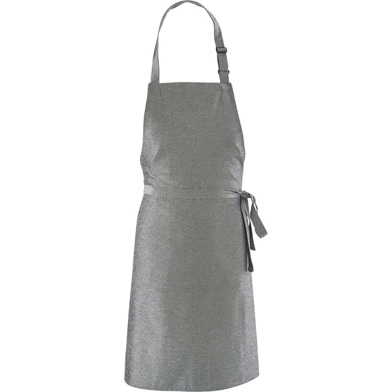 Nino Cucino Latzschürze, Mischgewebe, grau, L. 92 cm