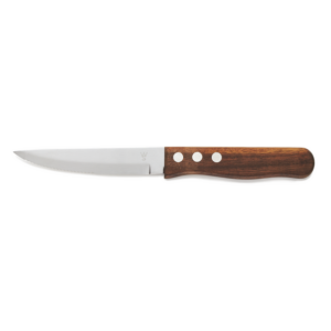 Was Germany Steakmesser Set, mit Pakkaholzgriff, 25 cm, Set á 6 Stück, Holz, Chromstahl 13/0