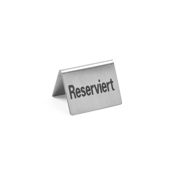 Hendi Tischschild Reserviert - 4 Stk., Reserviert, 50x35x(H)40mm