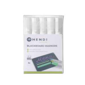 Hendi Kreidemarker 6 mm, 5x weiß