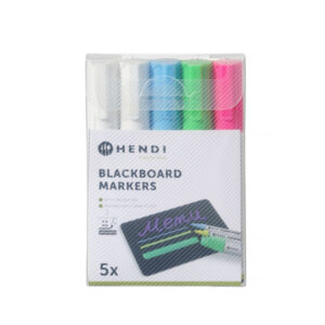 Hendi Kreidemarker 6 mm, 1x pink, 1x grün, 1x blau, 2x weiß