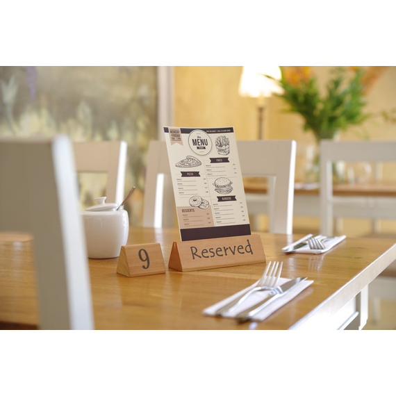 Hendi Tischschild Reserviert, reserved, 152x44x(H)44mm