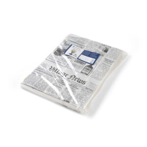 Hendi Einschlagpapier, fettdicht, Zeitungsdruck, 500 Stk., 250x350mm
