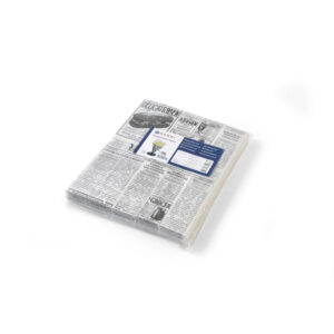 Hendi Einschlagpapier, fettdicht, Zeitungsdruck, 500 Stk., 200x250mm