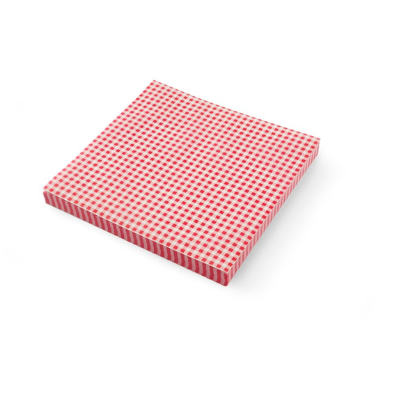Hendi Einschlagpapier, fettdicht, Karomuster, 500 Stk., 305x305mm
