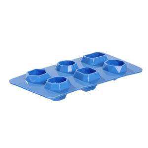 BarUp Eiswürfelform, edelsteinförmig, Blau, 2 Stk., 190x105x(H)30mm
