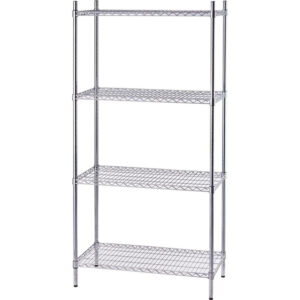Stalgast Lagerregal aus Chromstahl 910x455x1800 mm (BxTxH)