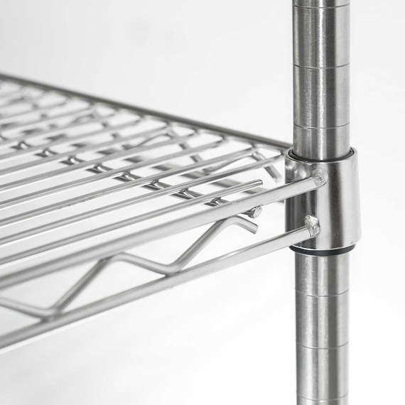 Stalgast Lagerregal aus Chromstahl 1525x455x1800 mm (BxTxH)