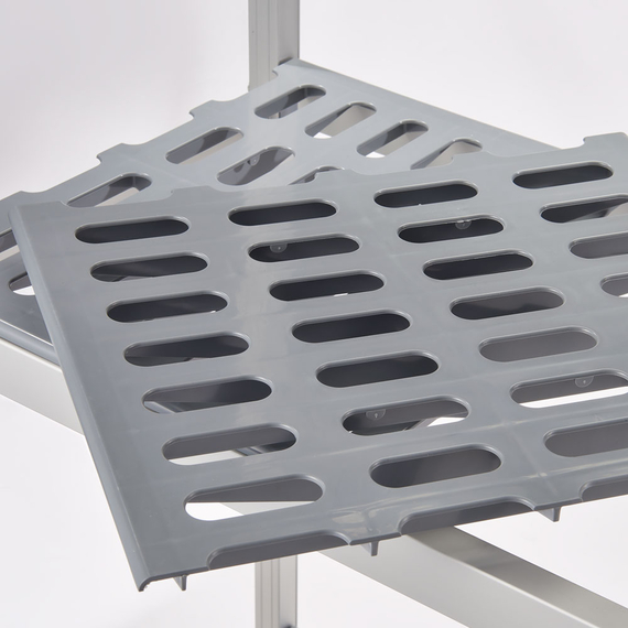 Stalgast Lagerregal aus Aluminium, 1510x460x1680 mm (BxTxH)