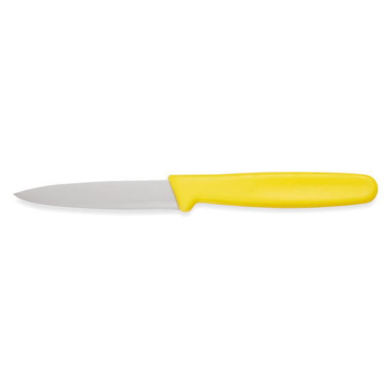 Was Germany Schälmesser HACCP KNIFE, 17,5 cm, gelb, Edelstahl, Kunststoff