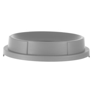 AmerBox Offener Deckel für Abfalleimer rund, Passend für 691038, Hellgrau, ⌀570x(H)135mm
