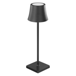 LED-Tischleuchte kabellos mit Touch-Bedienung, dimmbar, schwarz, H. 375 mm