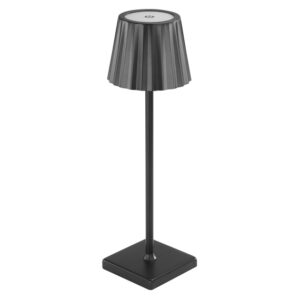 LED-Tischleuchte kabellos mit Touch-Bedienung, dimmbar, schwarz, H. 375 mm