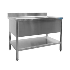 SARO Spültisch 1 Becken, rechts - B 1400 x T 700