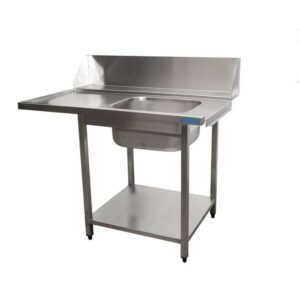 SARO Zulauftisch Spülmaschine rechts 1 Becken 1200mm