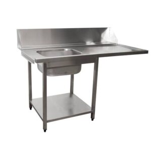 SARO Zulauftisch Spülmaschine links 1 Becken 1600mm