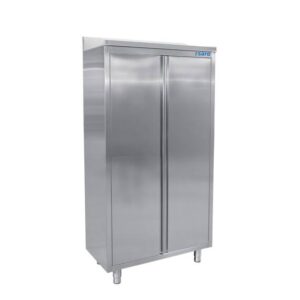 SARO Edelstahlhochschrank 2 Flügeltüren 1000mm