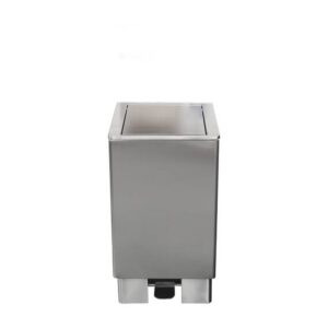 SARO Edelstahlmülleimer 60 Liter, Apollo