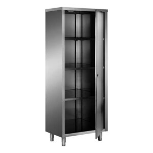 SARO Edelstahl-Lagerschrank mit 1 Flügeltür 500x600 AISI 304