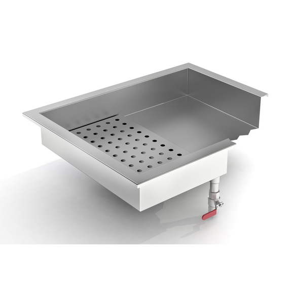 Combisteel Gemahlenes Eis Behälter Einbau 3/1Gn