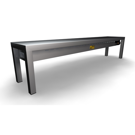 Combisteel Aufsatzbord Keramisch Beheizt 1 Stufig 1600 4 Heizelemente 250W – Breite 1600 – Art.-Nr.: 7020.0715