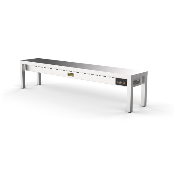 Combisteel Aufsatzbord Keramisch Beheizt 1 Stufig 1600 4 Heizelemente 250W – Breite 1600 – Art.-Nr.: 7020.0715