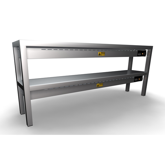 Combisteel Aufsatzbord Keramisch Beheizt 2 Stufig 1600 8 Heizelemente 250W – Breite 1600 – Art.-Nr.: 7020.0745