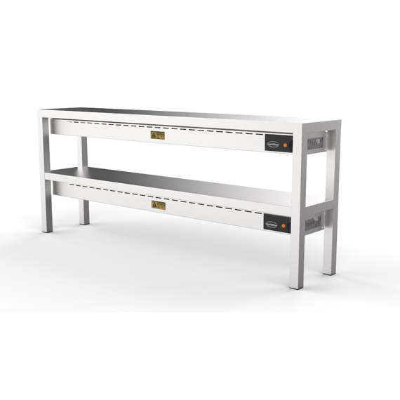 Combisteel Aufsatzbord Keramisch Beheizt 2 Stufig 1600 8 Heizelemente 250W – Breite 1600 – Art.-Nr.: 7020.0745