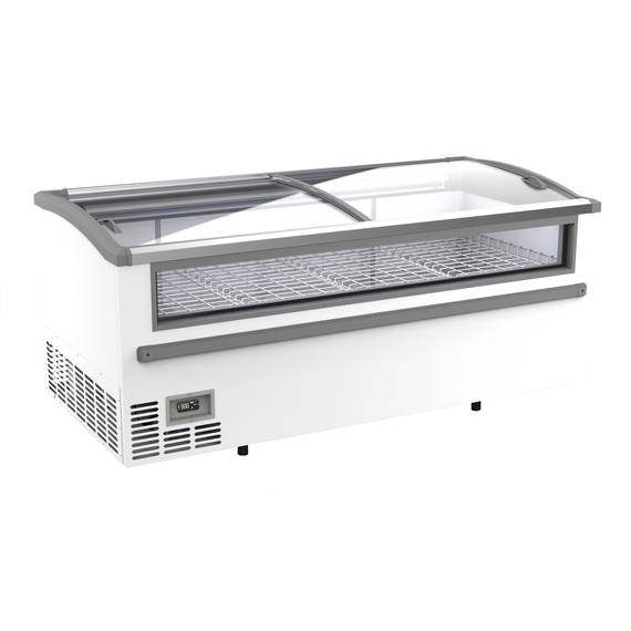 Combisteel Supermarkt Tiefkühltruhe Weiß 2125 Manuelles Auftauen – Breite 2124 – Art.-Nr.: 7072.0065