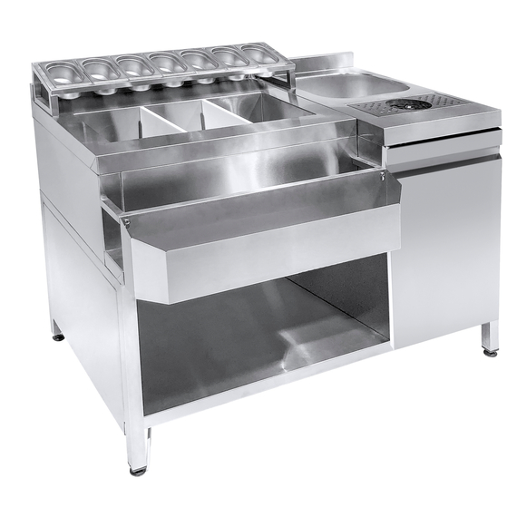 Combisteel Cocktailstation" – Breite 1340