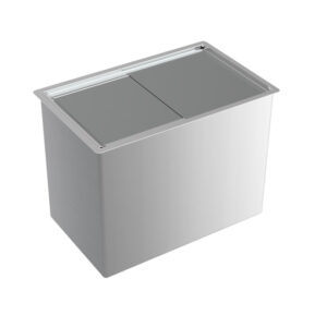 Combisteel Edelstahl Einbau Eisbehälter – Breite 485