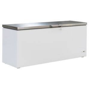 Combisteel Tiefkühltruhe Edelstahl Deckel 635 L