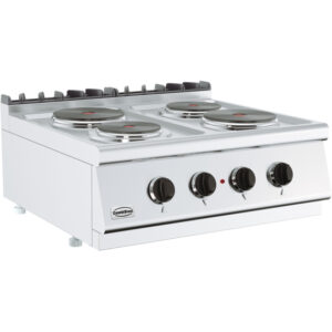 Combisteel Base 700 Elektroherd 4 Platten – Breite 800 – Art.-Nr.: 7178.0220