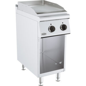 Combisteel Base 700 El. Grillplatte Gerillt – Breite 400 – Art.-Nr.: 7178.0465